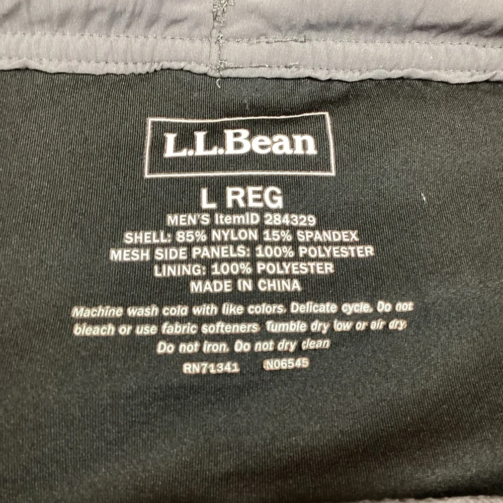 L.L. Bean Athletic Hiking Short Mens Large Gray